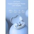 thumbnail image 5 of Acuvar Wireless Bluetooth Earbuds with LCD Charging Case, Noise Cancelling Earphones with mic and touch controls, Light Blue, 5 of 7