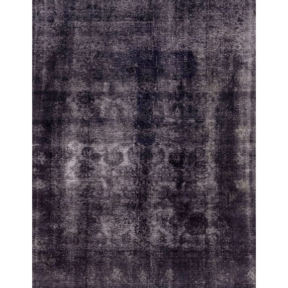Ahgly Company Indoor Rectangle Abstract Charcoal Black Abstract Area Rugs, 2' x 4'