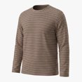 thumbnail image 2 of UAYOTSE Boys Crew Neck Long Sleeve Striped Shirt Soft Breathable Casual Layering Tee for Kids Daily Outfit, 2 of 9