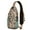 Beige-10, variant on Paisley Vintage Boho Crossbody Bag – Floral Ethnic Pattern Colorful Retro – Abstract Decorative Mandala Exotic Chic Design – Lightweight & Water-resistant
