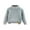 Blue, variant on LNMQLPDBS Baby Boys Half Mock Neck Sweater Toddler Contrast Stripe Ribbed Top Kids Warm Chunky Knit Pullover Newborn Cozy Long Sleeve Shirt Infant Casual School Fall Winter Wear with Patch