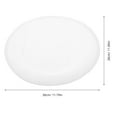 thumbnail image 2 of NICEXMAS 1Pack Headdress Base White Round Sinamay Hat Base DIY Craft Accessory for Women, 2 of 7