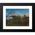 thumbnail image 2 of Lars Hertervig 24x19 Black Modern Framed Museum Art Print Titled - The Tarn (1865), 2 of 5