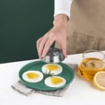 thumbnail image 2 of Egg Poacher ‎Stainless Steel Poached Egg Maker with 3 Egg Cups, Microwave Egg Poacher with Handle Egg Poacher Cups for Pots, Skillets and Pressure Cookers,Microwave Egg Poacher, 2 of 4