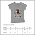 thumbnail image 7 of Cappuccino Assassino Women's V-Neck T-shirt Fun Italian Brainrot Gen Z Alpha Meme, 7 of 7