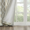 thumbnail image 5 of Sun Smart Blakesly Printed Ikat Blackout Patio Curtain - 100x84" - Taupe, 5 of 5