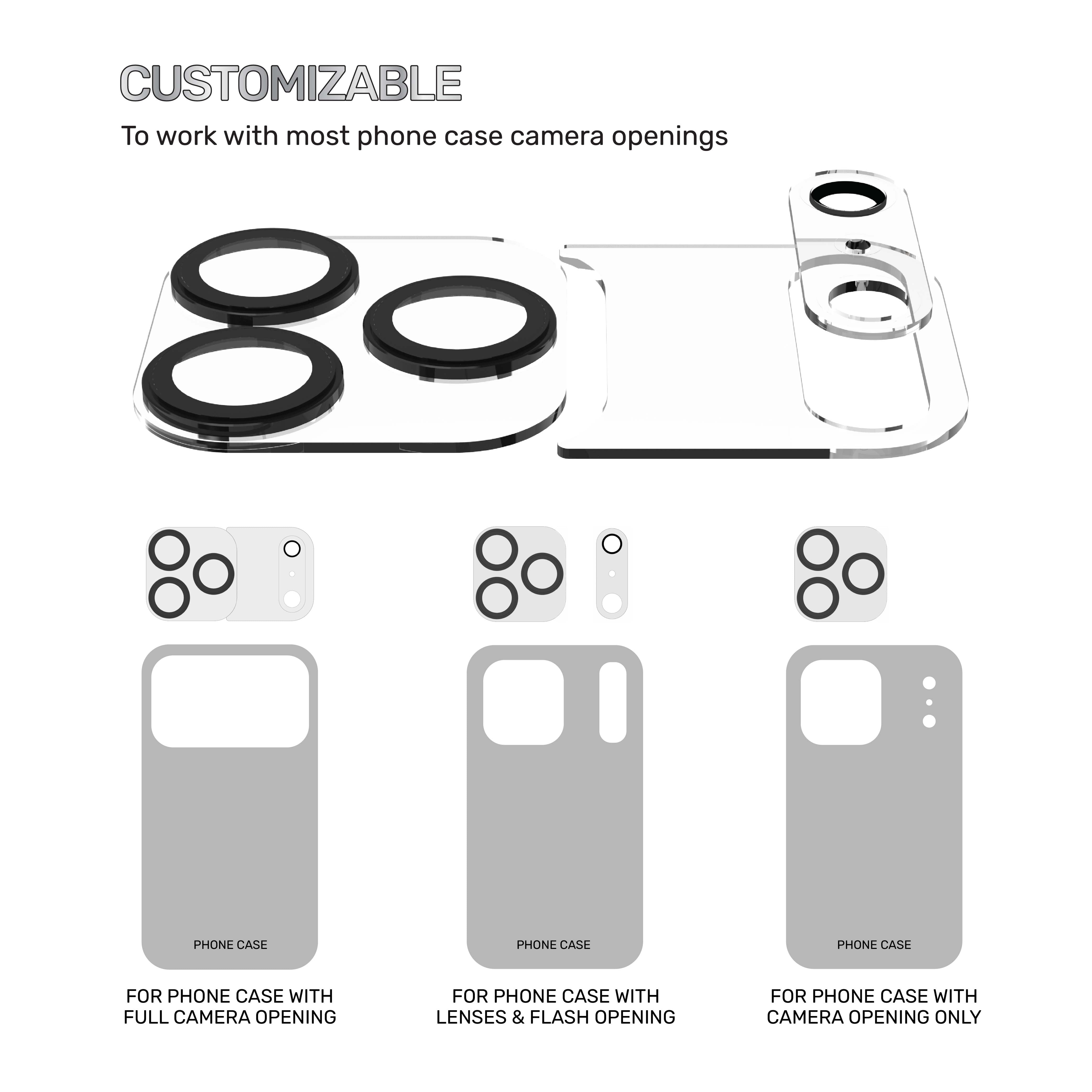 DuraGlass Camera Glass Protector for iPhone 18 Pro / 17 Pro