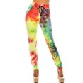 thumbnail image 2 of World of Leggings Buttery Smooth Colorful Summer Tie Dye Joggers - Large, 2 of 2