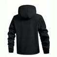 thumbnail image 2 of Men's Softshell Jacket Casual Hooded Jacket Outdoor Coat, 2 of 6