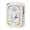 A003- White, variant on Small Storage Box | Decorative Small Metal Box with Lid | Party Favor Box for Snacks and Keepsakes, 4X3.5X2.5 in