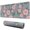 Pioneer Flower Floral-2, variant on Long Mouse Pads for Desk,Pioneer Flower Floral Print Pattern Desk Mats on Top Of Desks, Desk Mouse Pad Extra Large with 3mm Non-Slip Base and Stitched Edge for Gaming,Office,Work,Home 47.3"x23.6"