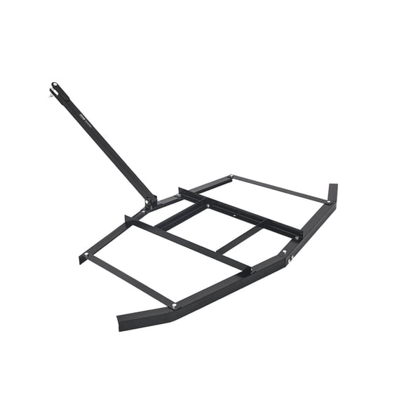 VEVOR Drag Harrow, 66" Width Tow Behind Drag Harrow, Q235 Steel Driveway Grader with Adjustable Bars & Pin Hitch, Support up to 50 lbs, Tractor Driveway Harrow for ATVs, UTVs, Garden Lawn Tractors