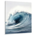 thumbnail image 2 of Designart "Dynamic Ocean Waves in Motion III" Modern Landscape Beach Metal Wall Art Prints, 2 of 5