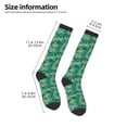 thumbnail image 5 of Daiia Sports Socks Jungle Leopard Printed Novelty Crew Socks for Men Women Knee High Socks Cotton Socks Soft & Breathable Support Unisex Socks, 5 of 9