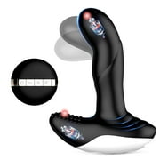 WisToyz Thrusting Anal Vibrator Prostate Massager Anal Plug, Vibrating Male Anal Sex Toys for Men Women Couples Adult Sex Pleasure, Remote Control Anal Toy Vibrator with 7 Vibration & 3 Wiggle Modes