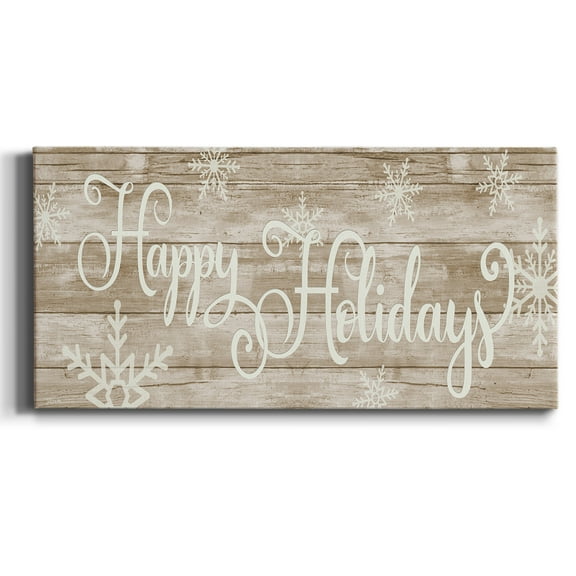 Happy Holidays- Gallery Wrapped Canvas
