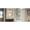 Iso. View Labels Moen Iso Brushed Nickel 3-Light Dual-Mount Bath Bathroom Vanity Fixture ...