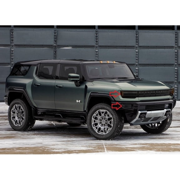 Tinted Head Light Film Lens Overlays Protective Covers for GMC Hummer EV