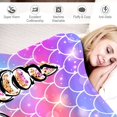thumbnail image 4 of Cute Unicorn Blanket Super Soft Warm Flannel Throw Blankets for Sofa Couch Bed Girls Kids Baby Adult All Season Gifts 50"x40", 4 of 6