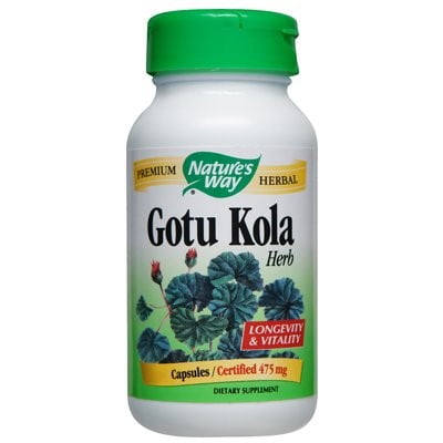 Nature's Way Gotu Kola Herb Capsule 180 Count (Best Gotu Kola Supplement)
