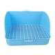 thumbnail image 1 of Caja de para conejos, inodoro para jaula, orinal, bandeja para de animales pequeños, entrenador de orinal para chinchillas, conejos y Azul, 1 of 8