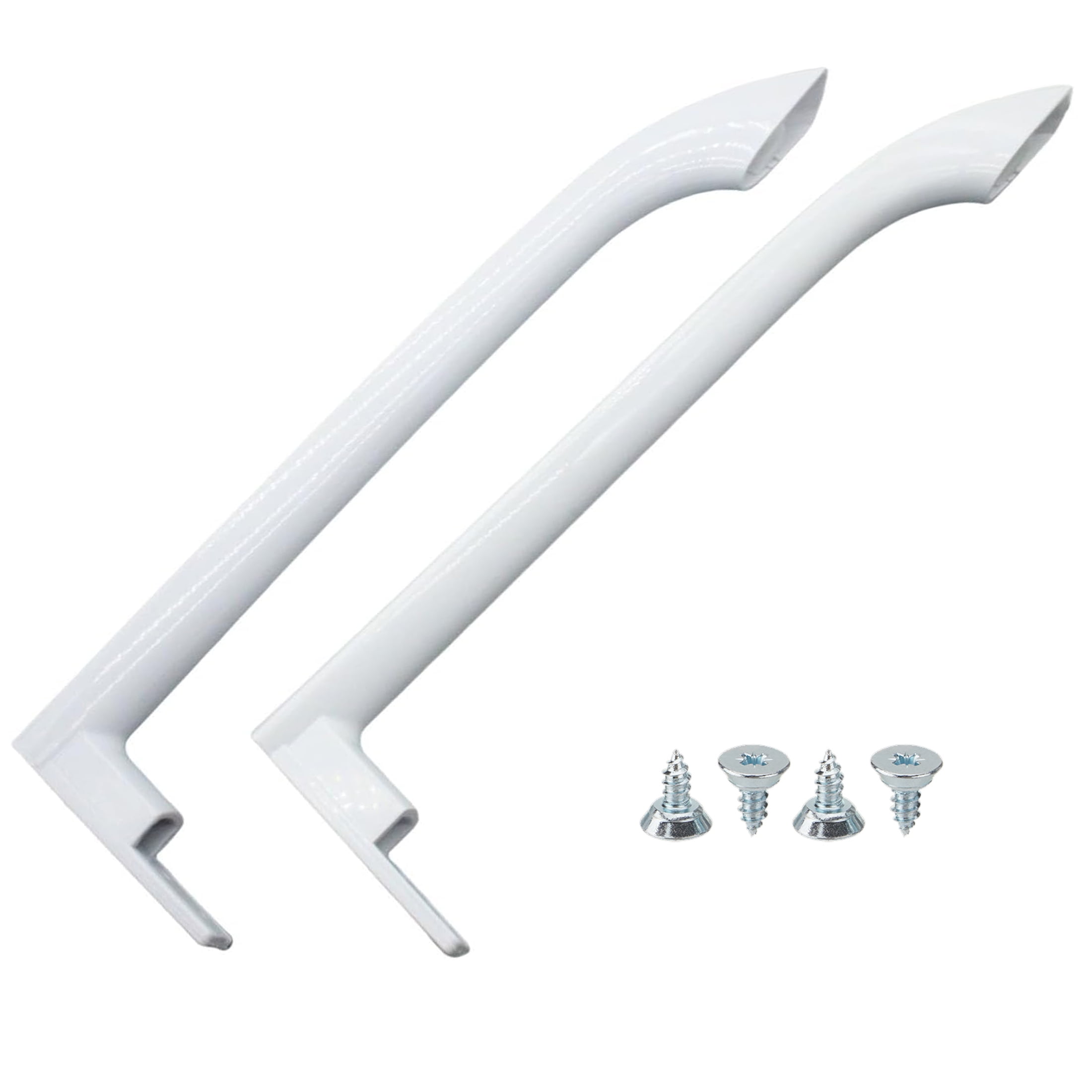 MOTMAX 5304486359 Refrigerator Door Handle Set Compatible with Frigidaire, Replaces 5304506469 5304504507 242059501 242059504 (2 Pcs)