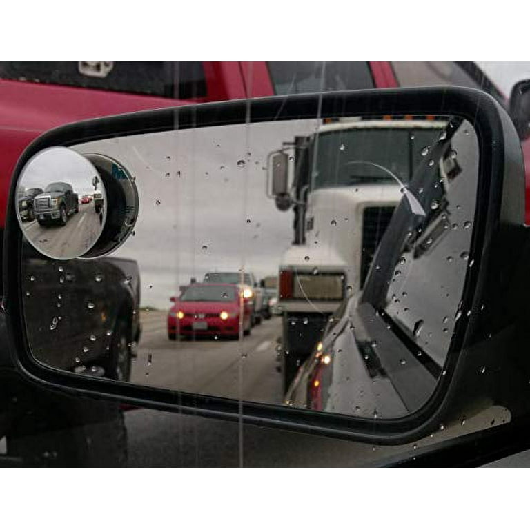 Ampper Blind Spot Mirror, 2 Round HD Glass Convex Rear View Mirror, Pack  of 2 