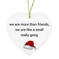 thumbnail image 2 of KCEHTA Christmas Funny Heart Shaped Ornament, Heart Shaped Christmas Ornaments, Heart Shaped Ornaments for Christmas Tree, Christmas Friendship Ornaments, Friendship Gifts, 2 of 4