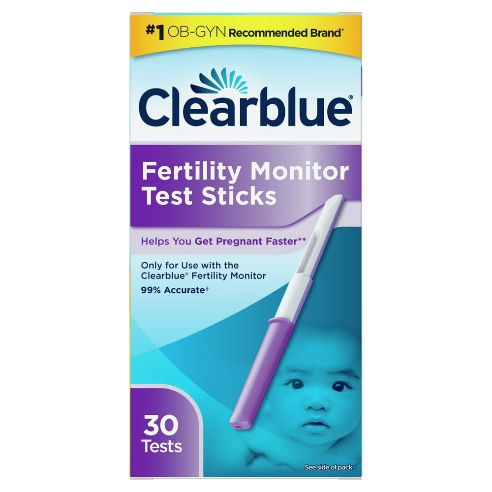 Clearblue Fertility Monitor Test Sticks, 30 Ct, Get Pregnant Faster