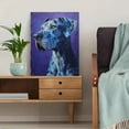 thumbnail image 5 of Great Dane Canvas Print, Pet Portrait Wall Art for Living Room Bedroom Office Study Cafe Bar Home Decor, 5 of 8