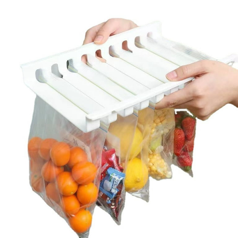 Extendable Rack Clip Kitchen Storage Organizer Length Adjustable Fridge  Shelf Storage Box Multifunction Holder Pull-out Drawer 1