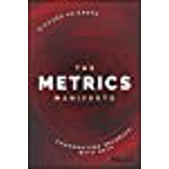 The Metrics Manifesto: Confronting Security with Data