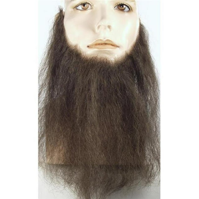 10 Po de Cheveux Humains Barbe Pleine Face&44; No.4 Brun Moyen