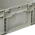 thumbnail image 6 of LewisBins Durable Flexible Office Polyethylene StakPak Long Box, Gray, 6 of 7