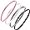 Black, White, Gray, Pink, variant on 4 Pieces Thick Non-Slip Elastic Sport Headbands Hair Headbands for Women and Men