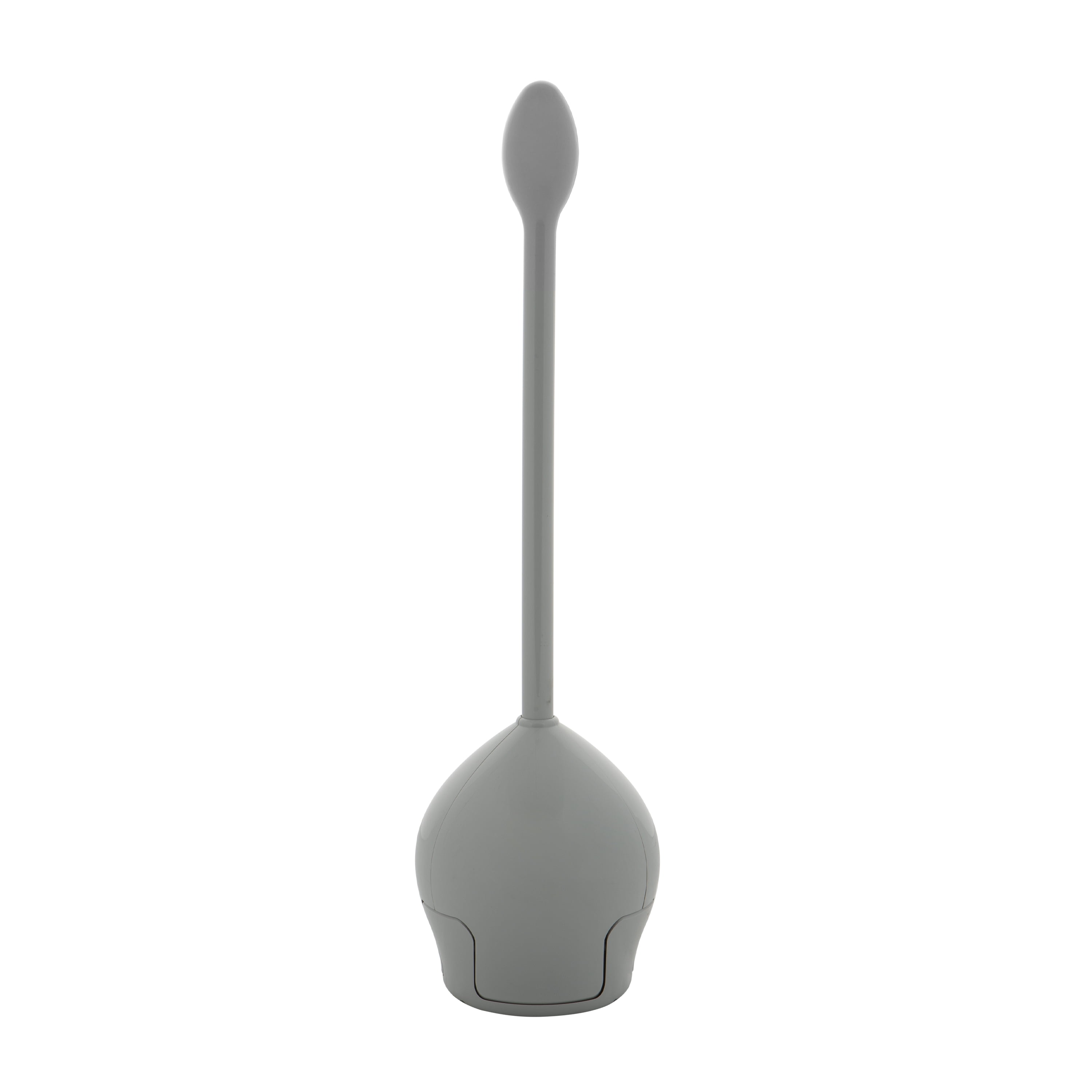 Bath Bliss 2 Pack Firm Grip Tulip Toilet Bowl Brush in Grey