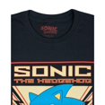 thumbnail image 4 of Sonic The Hedgehog Mens Propaganda Poster T-Shirt, 4 of 4