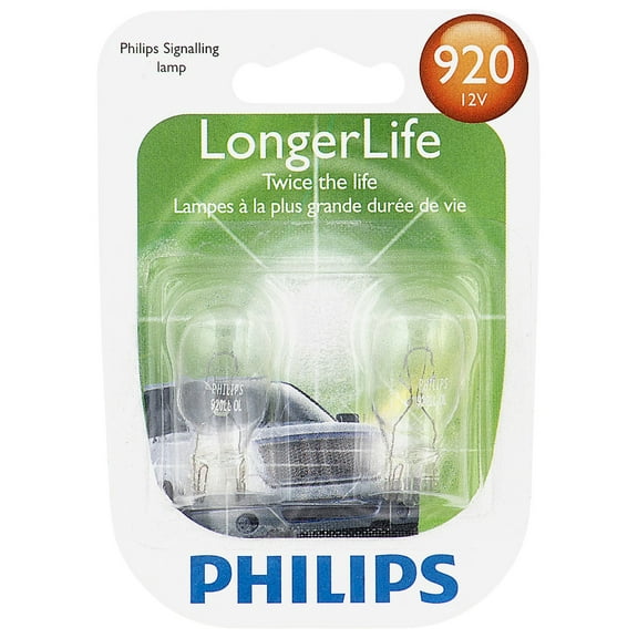 Philips LongerLife Miniature 920LL, Pack of 2