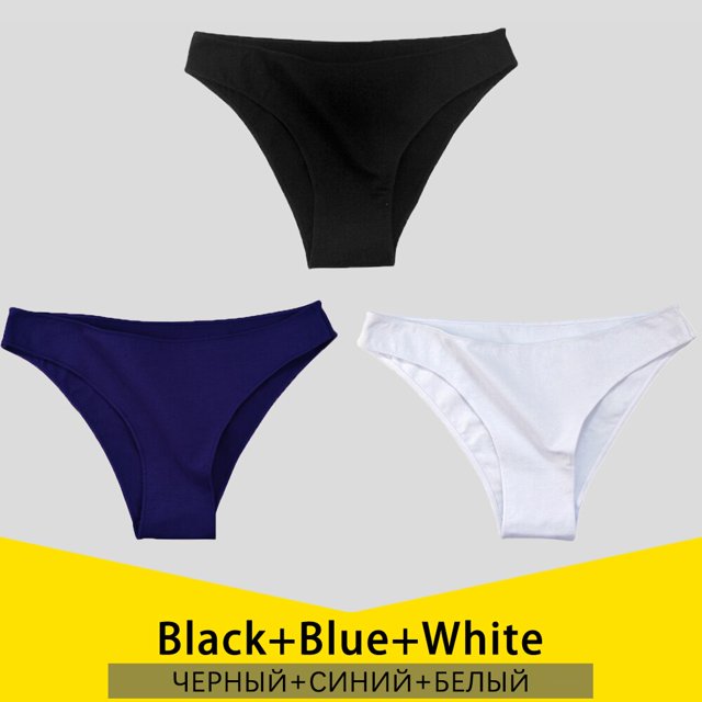 unids/set de bragas de algodón para mujer, S-3XL, ropa interior femenina de talla grande, calzoncillos de Color sólido, ropa interior, bragas de algodón para mujer, lencería Tan Jianjun unisex