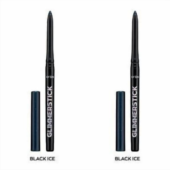 NEW Avon Glimmerstick Retractable Diamonds Eyeliner - BLACK ICE 0.35 g /Set of 2