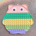 thumbnail image 1 of Decompression Toys Rainbow Press Music Mouse Eradication Pioneer Children's Mental Arithmetic Puzzle Thinking Chess Desktop Acupressure Silicone Bubble Gong Bohan unisex, 1 of 2