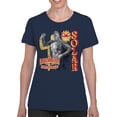 thumbnail image 2 of Officially Licensed Legends Of Lucha Libre El Deslumbrante Enmascarado Women's T-shirt, 2 of 3