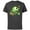 Charcoal, variant on Disney and Pixar Monsters, Inc. Mike Wazowski Feels Good Man - Short Sleeve Cotton T-Shirt for Adults - Customized-Black