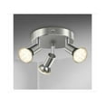 thumbnail image 1 of Flush Mount Track Fixture with Modern Design, Confidence in Product Quality with Friendly After-Sales Service, Adjustable Directional Lights for Personalized Lighting (Brushed, 1 of 1