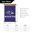 thumbnail image 3 of Cuadro colgante de PVC negro personalizado del equipo de fútbol de los Ravens, varios tamaños, decoración de interiores, cuadro para colgar en la pared, cuadro decorativo para mesita de noche, 3 of 7