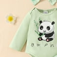 thumbnail image 4 of NIEWTR Little Boys Girls Child Pajamas Sets Cotton Toddler Pjs Pajamas & Dailywear Set 3 6 9 12 18 24 Months 2T 3T Long sleeve Pjs(Green,0-3 Months), 4 of 7
