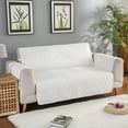 thumbnail image 2 of ANMINY 3 Seater Waterproof Non-slip Pet Slipcover Loveseat Sofa Cover Beige Mat Furniture, Protector for Dogs/Cats Seat Arms, 2 of 6