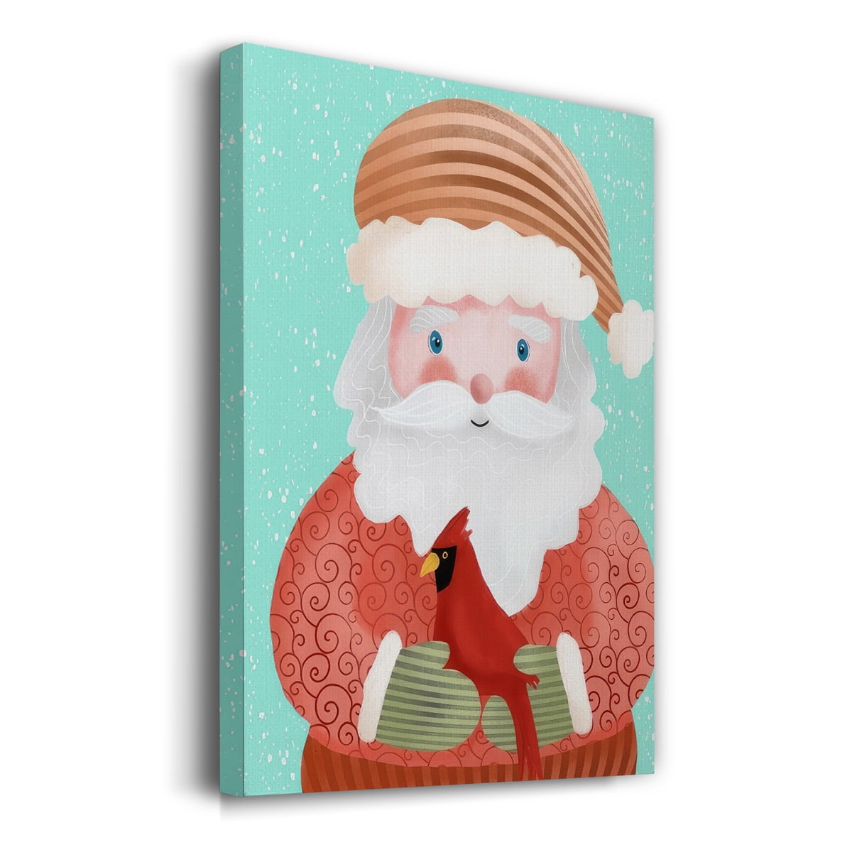 Santa Pack I- Gallery Wrapped Canvas