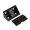 thumbnail image 2 of Unique Bargains Furniture Shelf Furniture Plastic 90 Degree Corner Braces Angle Brackets 8Pcs, 2 of 4