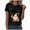 H142-Red, variant on TOWED22 Women's Graphic Christmas T Shirts Casual Crew Neck Short Sleeve Xmas Holiday Tee Winter Tops,M